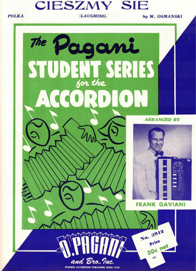 Picture of Cieszmy Sie (Laughing), W. Osmanski, arr. Frank Gaviani, easy accordion solo sheet music