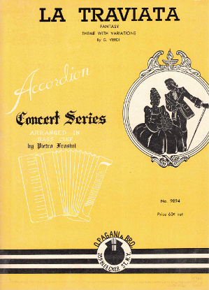 Picture of La Traviata, Fantasy Theme with Variations, G. Verdi, arr. Pietro Frosini, accordion solo sheet music