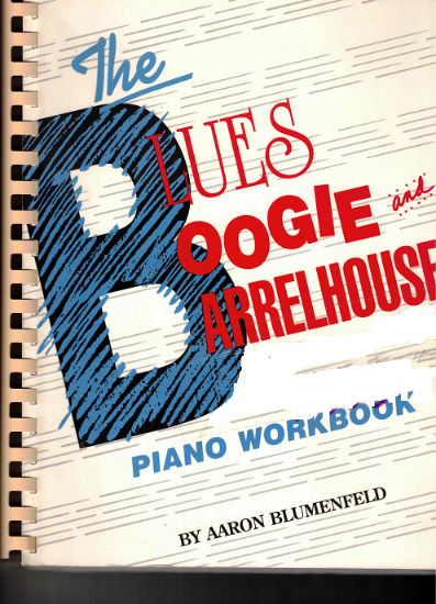 Picture of The Blues Boogie and Barrelhouse Piano Workbook, Aaron Blumenfeld, pianosolo, sheet music folio
