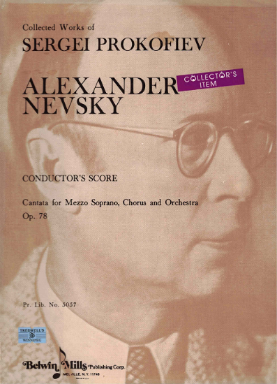 Picture of Alexander Nevsky Op. 78, Sergei Prokofiev(Prokofieff), conductor's score