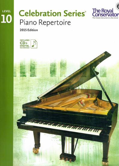 Picture of 2015, Royal Conservatory of Music, Grade, 10 Piano Repertoire Book, 2015 Celebration Series, University of Toronto, sheet music folio