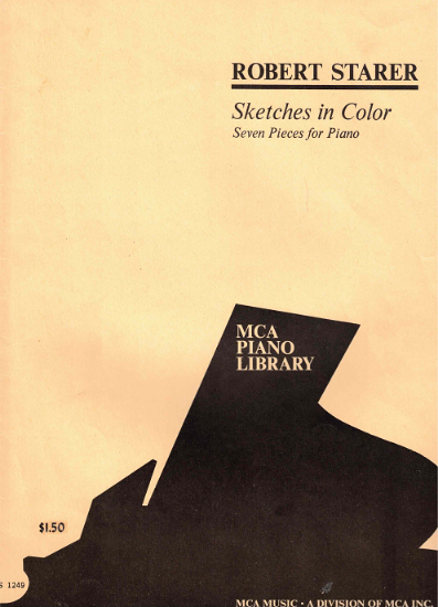Picture of Sketches in Color Book 1, Robert Starer, piano solo folio