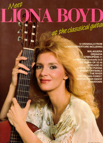Picture of Meet Liona Boyd at the Classical Guitar, fingerstyle guitar, sheet music folio