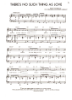 Picture of There's No Such Thing as Love, Ian Fraser & Anthony Newley, recorded by Shirley Bassey, sheet music
