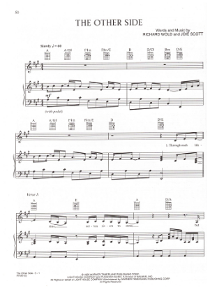 Picture of The Other Side, Richard Wold & Joie Scott, as recorded by Anne Murray, sheet music