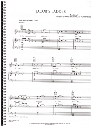 Picture of Jacb's Ladder, trad. arr. by Tommy West, as recorded by Anne Murray, sheet music