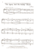 Picture of The Agony and the Ecstasy, movie title theme, Alex North, easy piano solo, sheet music
