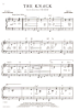 Picture of The Knack, movie title song, Leslie Bricusse & John Barry, easy piano/vocal, sheet music