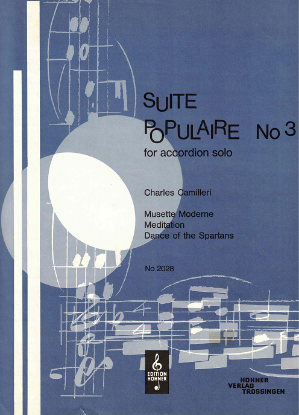 Picture of Suite Populaire No. 3, Charles Camilleri, accordion solo sheet music