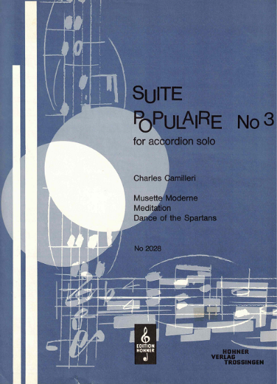 Picture of Suite Populaire No. 3, Charles Camilleri, accordion solo sheet music