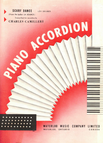 Picture of Scarf Dance from the Ballet "La Source", Leo Delibes, arr. Charles Camilleri, free bass accordion solo sheet music