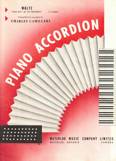 Picture of Waltz from Act. 1 of "La Traviata", G. Verdi, arr. Charles Camilleri, accordion solo