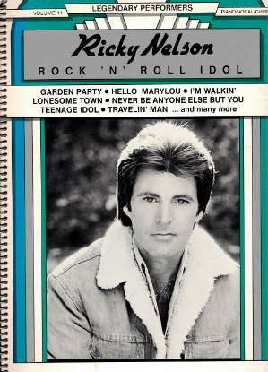 Picture of Ricky Nelson, Rock 'n' Roll Idol, Legendary Performers Series Volume 11, sheet music songbook