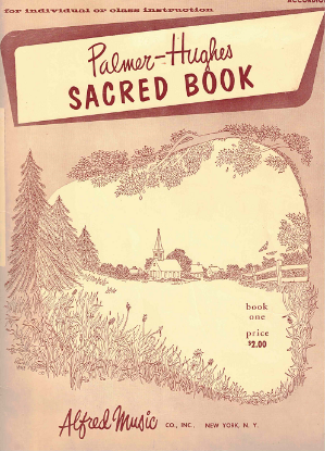 Picture of Palmer-Hughes Sacred Book 1, accordion sheet music songbook