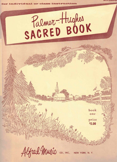 Picture of Palmer-Hughes Sacred Book 1, accordion sheet music songbook