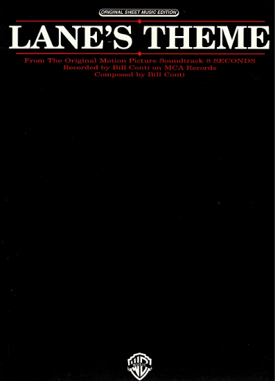 Picture of Lane's Theme, from movie "8 Seconds", Bill Conti, piano solo 