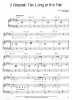 Picture of (I Stayed) Too Long at the Fair, Billy Barnes as sung by Barbra Streisand, sheet music 