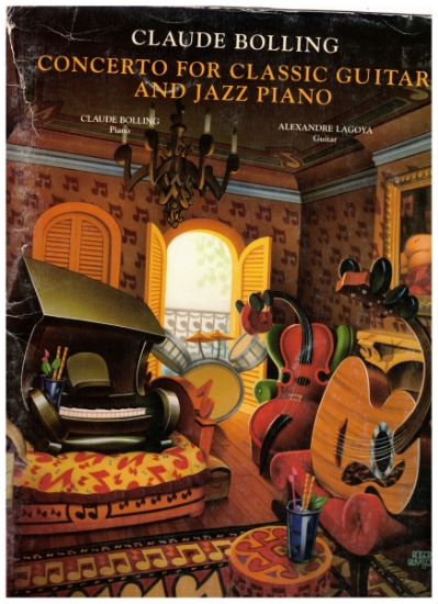Picture of Concerto for Classic Guitar and Jazz Piano, Claude Bolling, complete set of guitar/piano/bass/drums