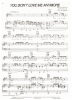 Picture of You Don't Love Me Anymore, Alan Ray & Jeff Raymond, recorded by Eddie Rabbitt, sheet music
