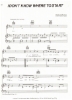 Picture of I Don't Know Where to Start, Thom Shuyler, recorded by Eddie Rabbitt, sheet music