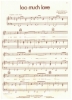 Picture of Too Much Love, James Griffin & Robb Royer, recorded by Bread, sheet music