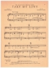 Picture of Take My Love, Helen Deutsch & Bronislau Kaper, from movie "The Glass Slipper," sung by Gilbert Russell, sheet music