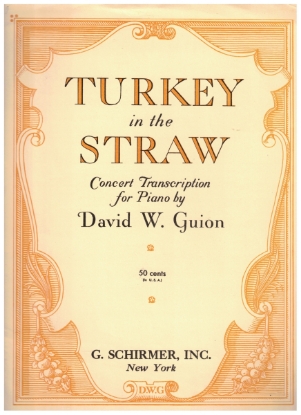 Picture of Turkey in the Straw, David W. Guion, piano solo sheet music