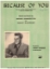 Picture of Because of You, Arthur Hammerstein & Dudley Wilkinson, recorded by Johnny Desmond