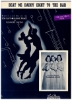 Picture of Beat Me Daddy Eight to the Bar, recorded by The Andrews Sisters, original sheet music