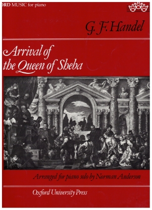 Picture of Arrival of the Queen of Sheba, G. F. Handel, piano solo transcribed by Norman Anderson, piano solo, sheet music