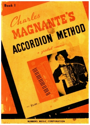 Picture of Charles Magnante's Accordion Method Book 1, sheet music folio