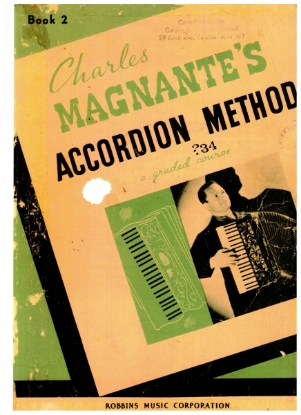 Picture of Charles Magnante's Accordion Method Book 2, sheet music folio