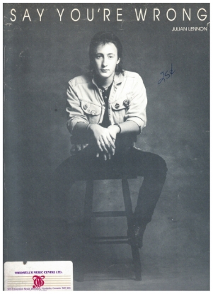Picture of Say You're Wrong, written & recorded by Julian Lennon
