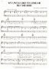Picture of My Uncle Used to Love Me But She Died, written & recorded by Roger Miller, sheet music