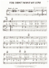 Picture of You Don't Want My Love, Roger Miller, also recorded by Skeeter Davis, sheet music