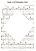 Picture of Take a Letter Miss Gray, Justin Tubb, also recorded by Faron Young, sheet music