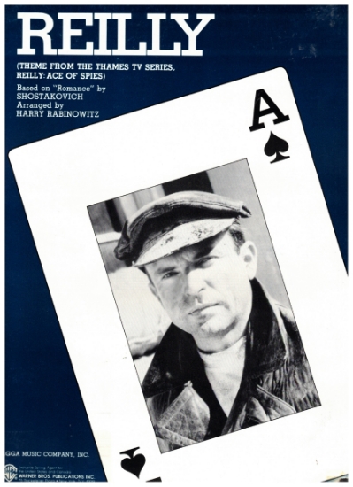 Picture of Reilly, theme from British TV series "Reilly Ace of Spies", based on "Romance from The Gadfly Suite" by Dmitri Shostakovich, arr. Harry Rabinowitz, piano solo sheet music