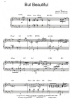 Picture of But Beautiful, Johnny Burke & Jimmy Van Heusen, piano solo by Bill Evans, sheet music
