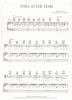 Picture of Time After Time, Robert Hyman & Cyndi Lauper, this version as sung by Eva Cassidy, sheet music