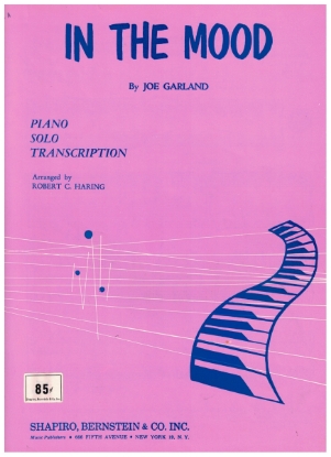 Picture of In the Mood, Joe Garland, arr. by Robert Haring, piano solo