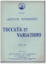 Picture of Toccata and (et) Variations, Arthur Honegger, piano solo 