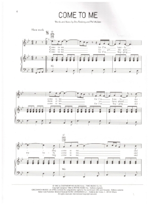 Picture of Come To Me, Otis Redding & Phil Walden, recorded by Otis Redding, sheet music