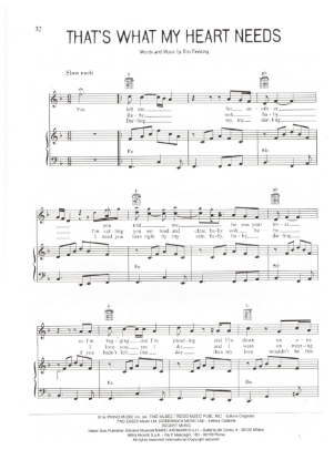 Picture of That's What My Heart Needs, written & recorded by Otis Redding, sheet music