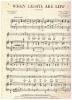 Picture of When Lights Are Low (On s'etait dit), Gus Kahn/ R. Brisson/ Ted Koehler/ Ted Fiorito, sheet music