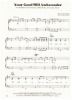 Picture of Your Good-Will Ambassador, from movie "Darling Lili", Johnny Mercer & Henry Mancini, sheet music 