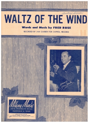 Picture of Waltz of the Wind, Fred Rose, recorded by Jan Garber
