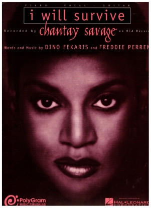 Picture of I Will Survive, Dino Fekaris & Freddie Perren, recorded by Chantay Savage, sheet music