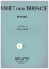 Picture of Minuet from Berenice, G. F. Handel, arr. A. Galla-Rini, accordion solo sheet music