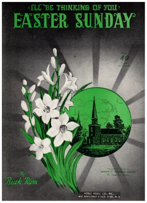 Picture of (I'll Be Thinking of You) Easter Sunday, Buck Ram, sheet music