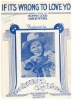 Picture of If It's Wrong to Love You, Bonnie Dodd & Charles Mitchell, recorded by Dave Denney